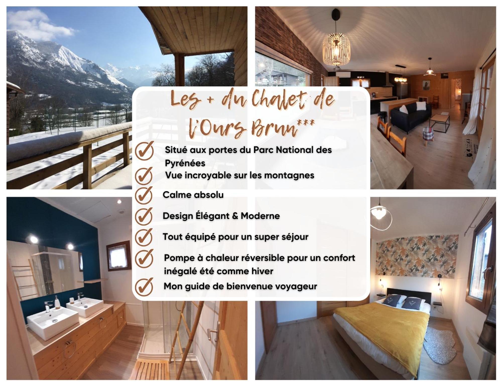 Chalet De L'Ours Brun, Gite 3 Etoiles Gere-Belesten Dış mekan fotoğraf